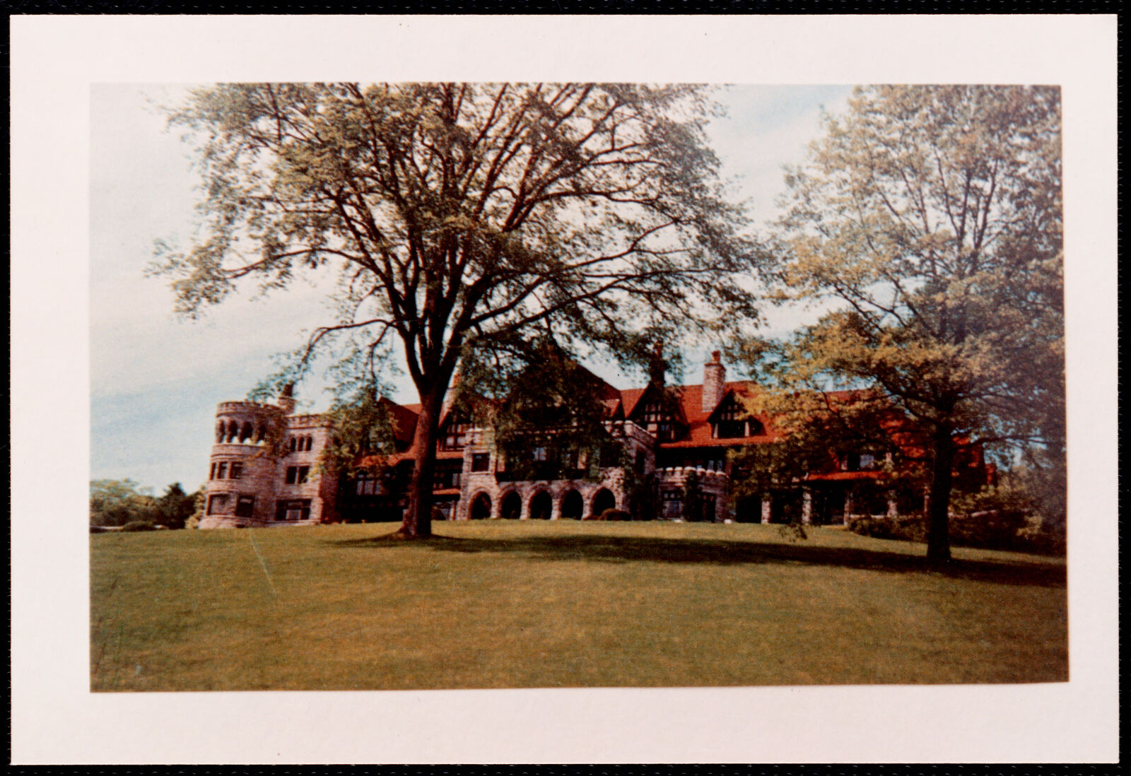 Shadow Brook: front of house from below.. about 1950.