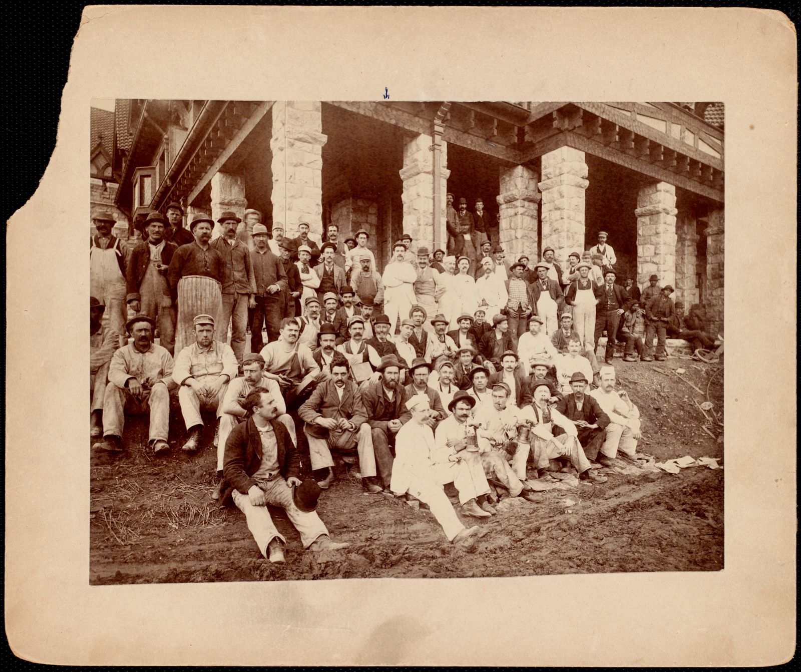 Shadow Brook: workmen. about 1893–1894.