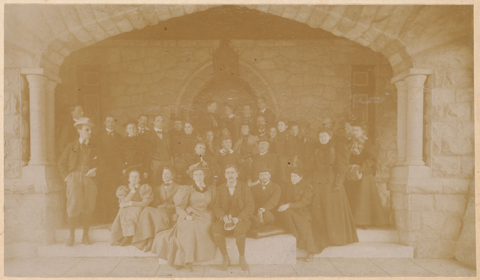 New Year house party, Shadow Brook. 1890.