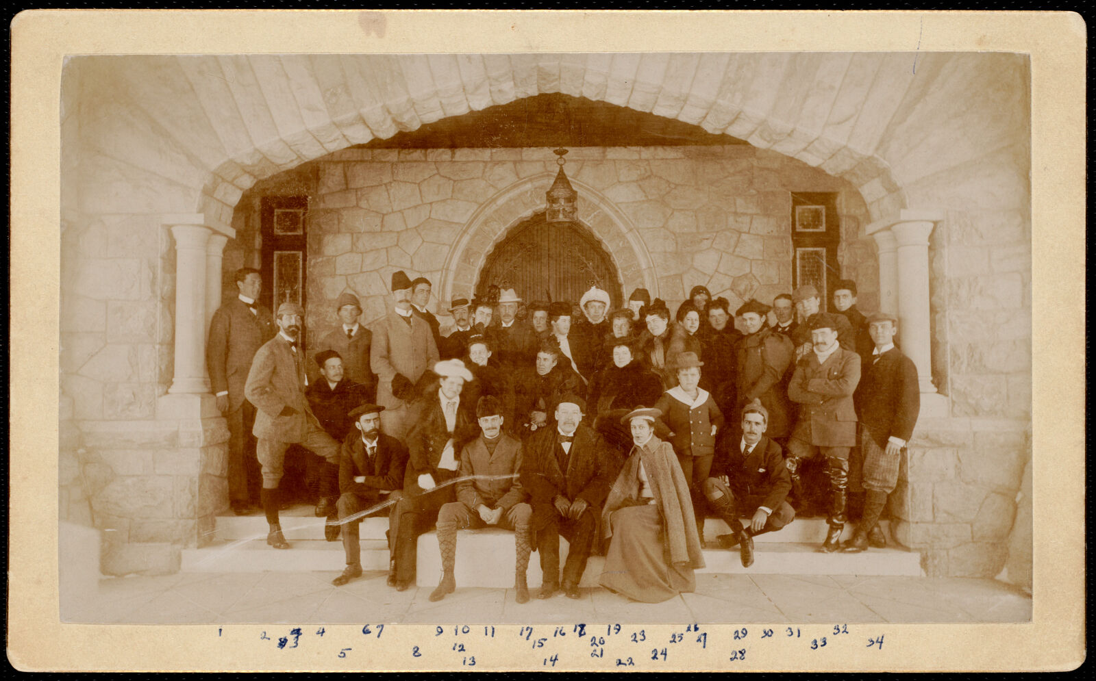 Shadow Brook: house party. about 1894–1895.