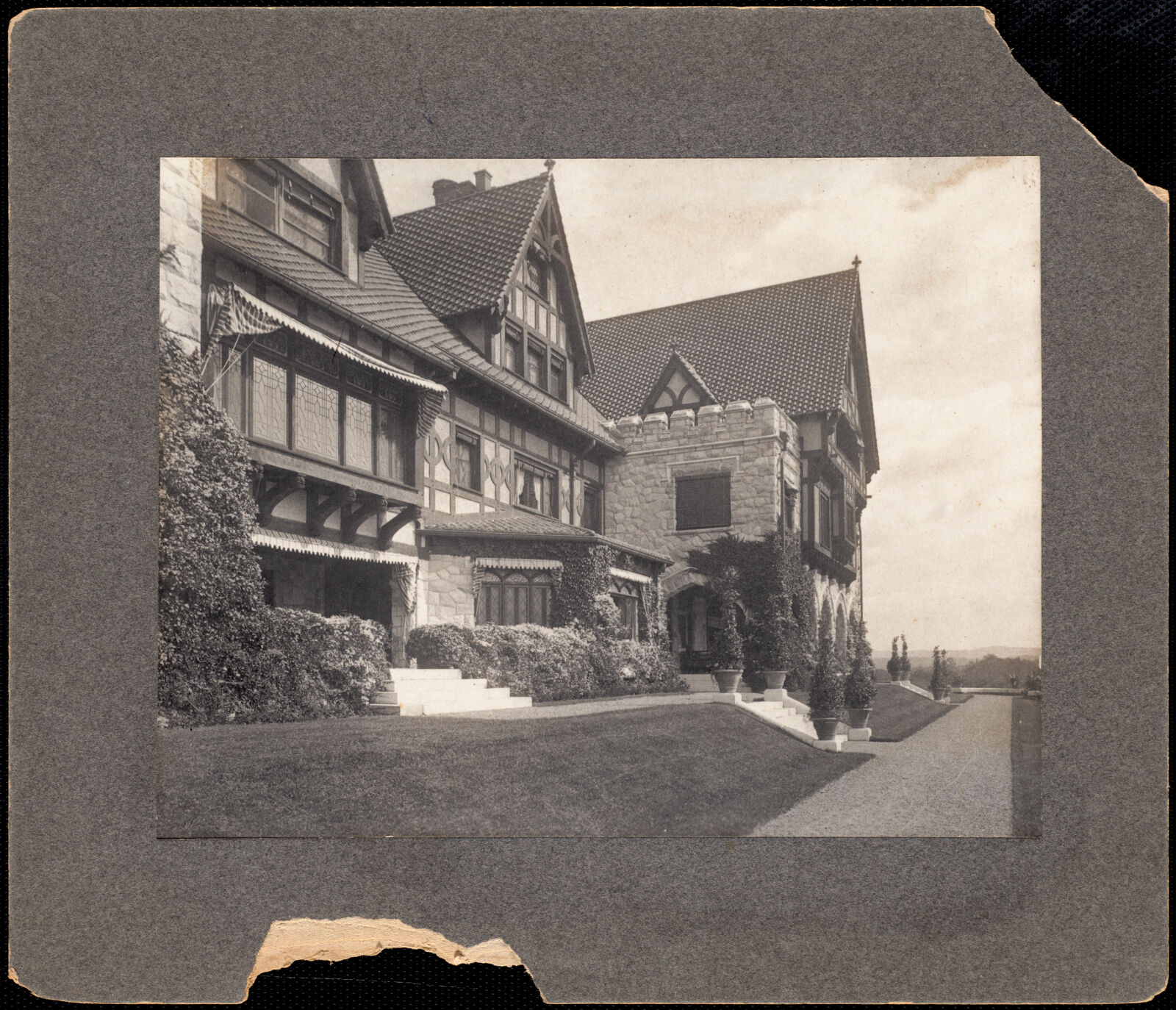 Shadow Brook: side entrance. about 1905.