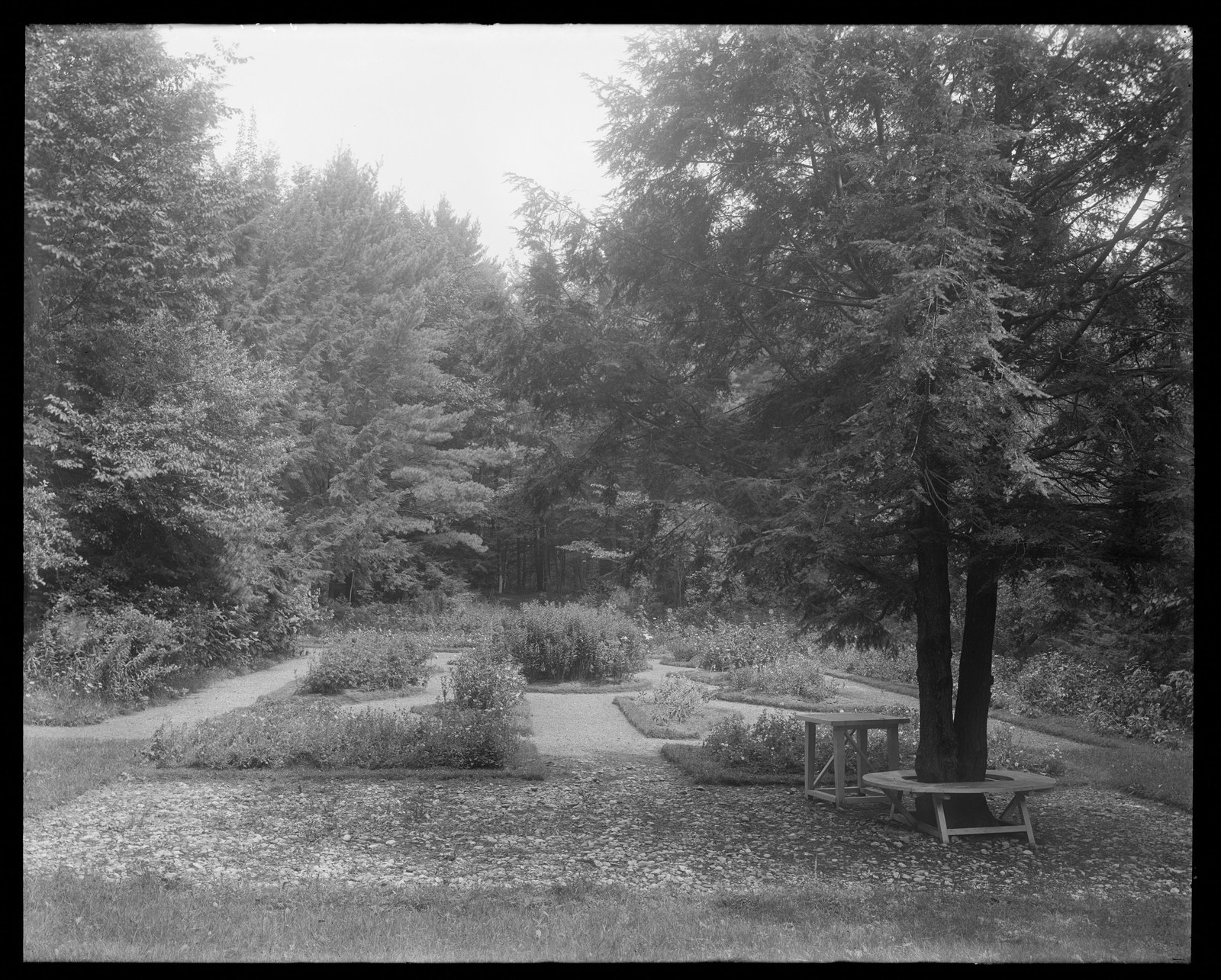 Shipton Court: garden. 1915.