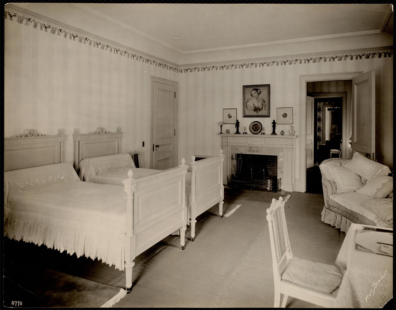 Spring Lawn: J.E. Alexandre, double chamber, Lenox Mass. about 1903–1910.