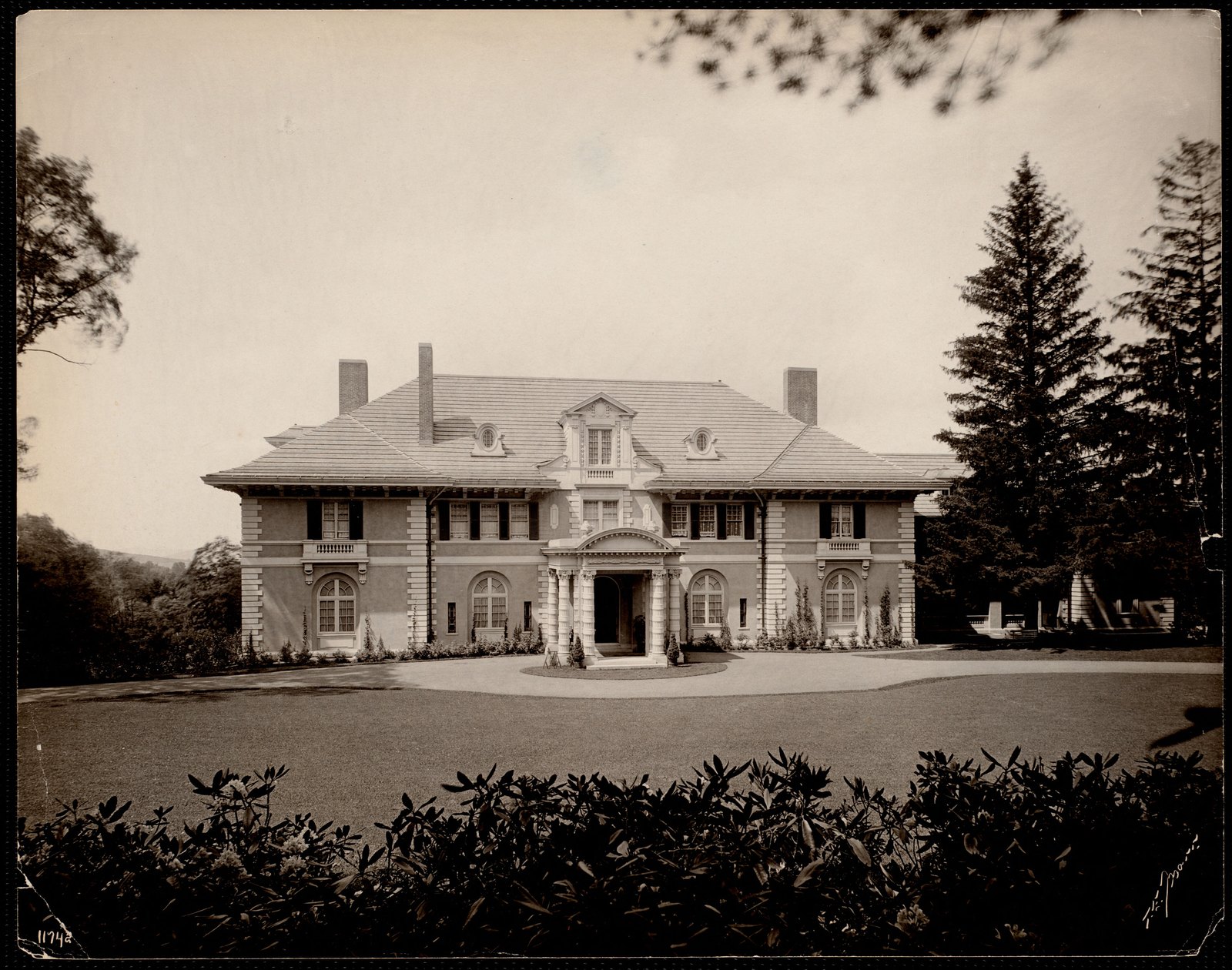 Spring Lawn: J. E. Alexandre front, Lenox Mass. about 1903–1910.