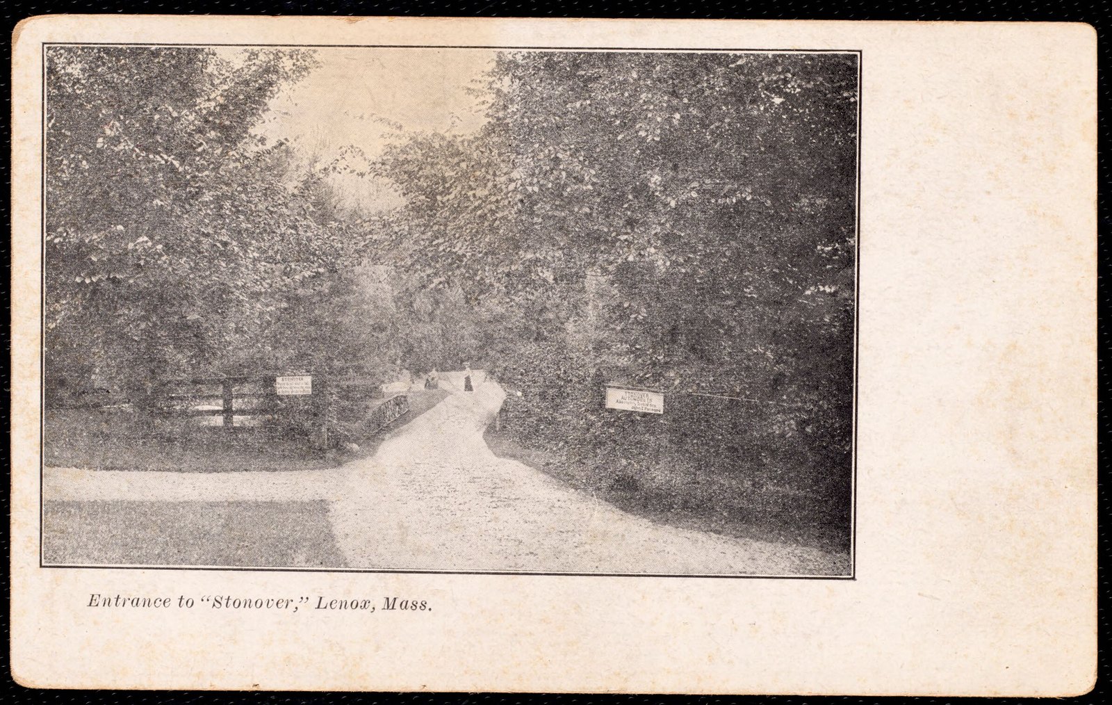 Stonover: entrance. about 1921.