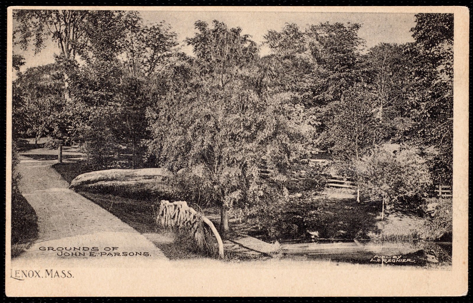 Stonover: grounds. about 1901–1907.