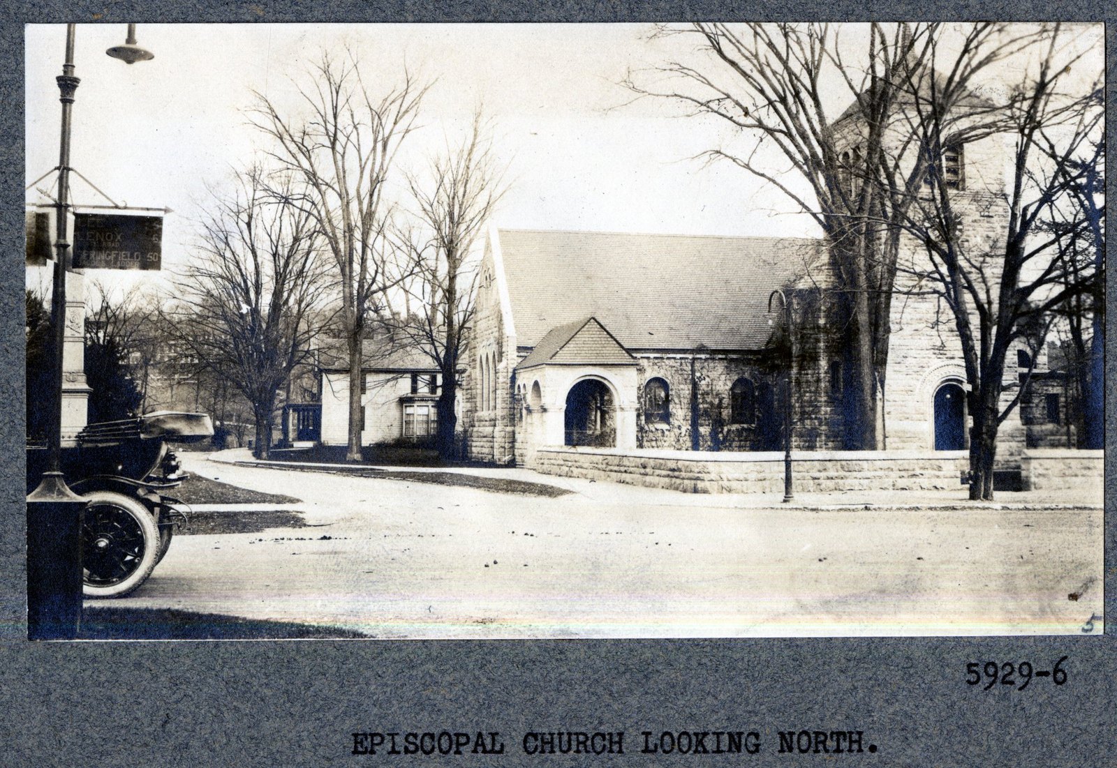 Print 5929-6: “EPISCOPAL CHURCH LOOKING NORTH.”