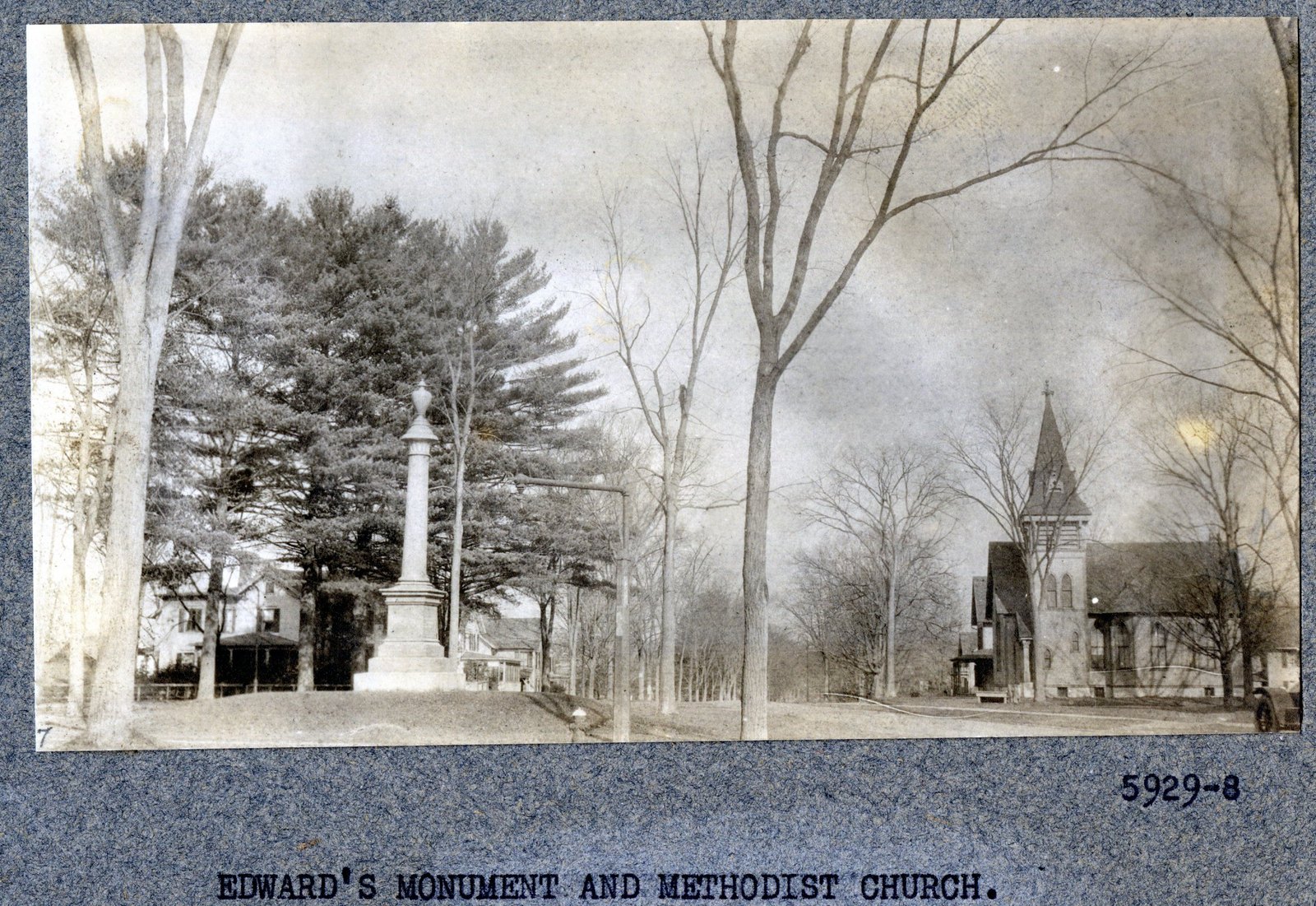 Print 5929-8: “EDWARD’S MONUMENT AND METHODIST CHURCH.”