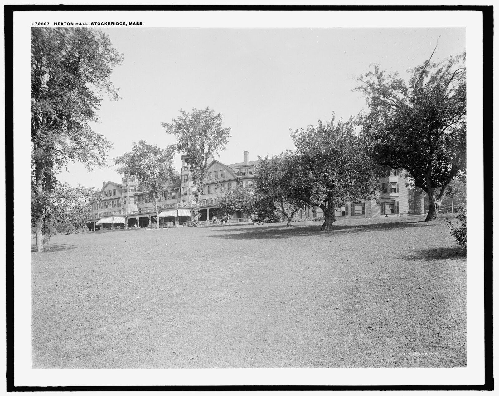 “Heaton Hall, Stockbridge, Mass.” Negative 072607, catalogued 1910.