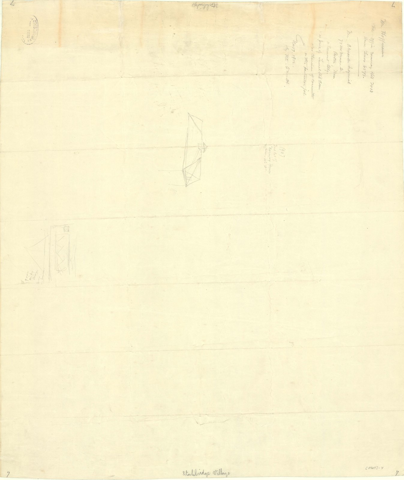 Plan 7, verso.