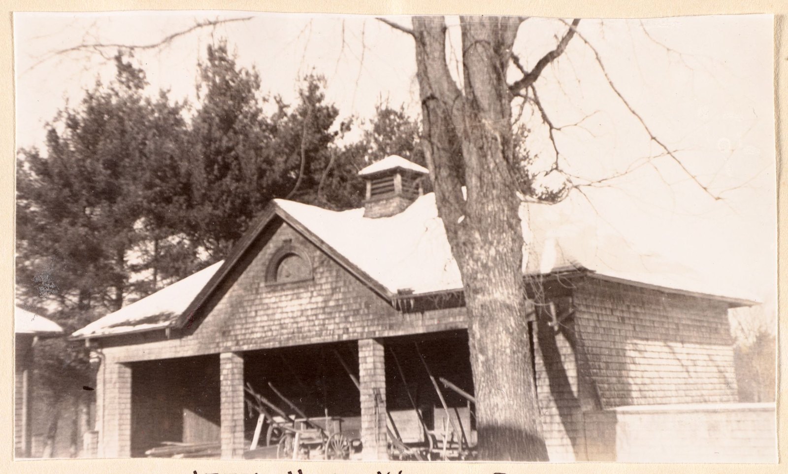 Item #7, wagon shed.