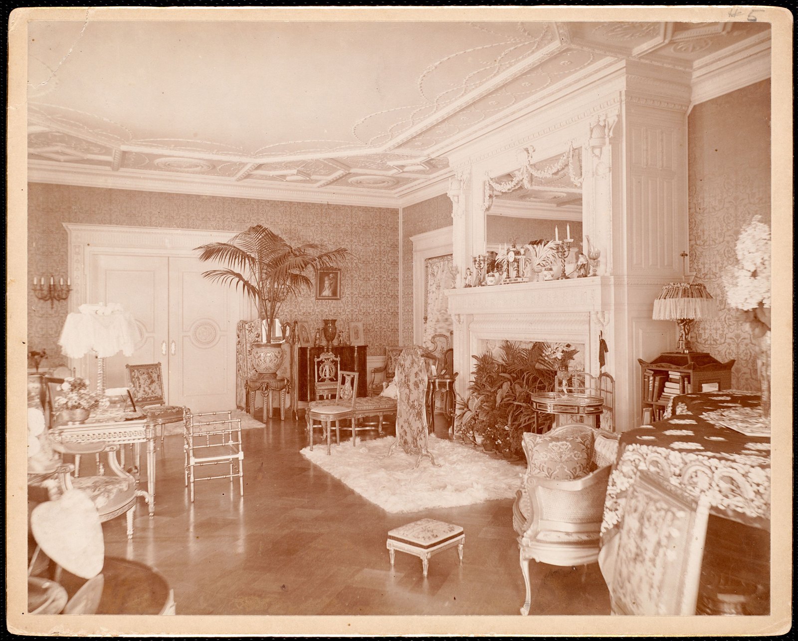 Ventfort Hall: drawing room. about 1893–1925.