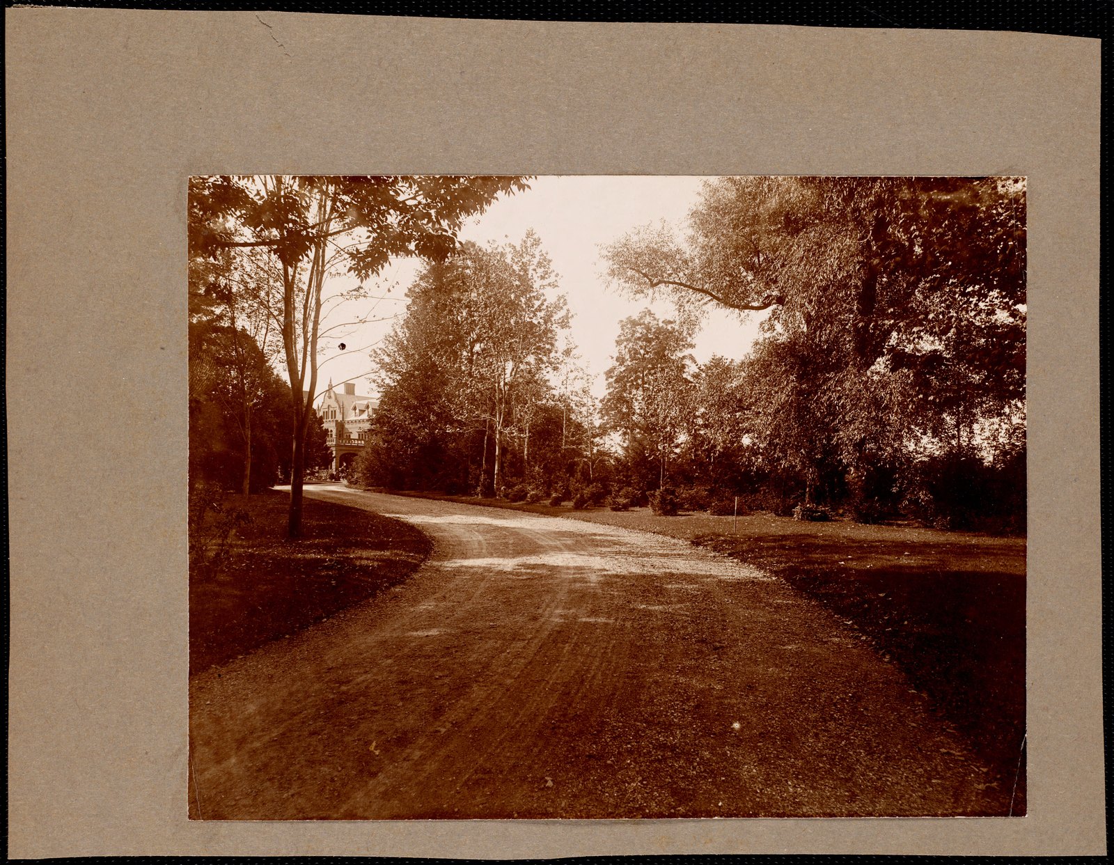 Ventfort Hall: drive to house. about 1893.