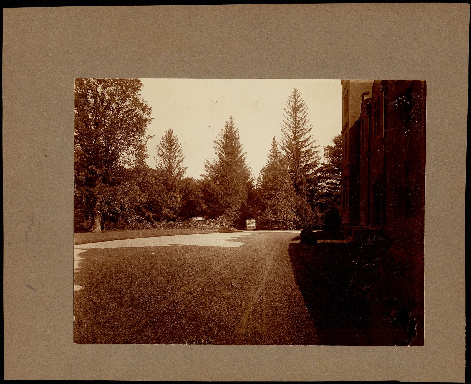 Ventfort Hall: side drive. about 1893.