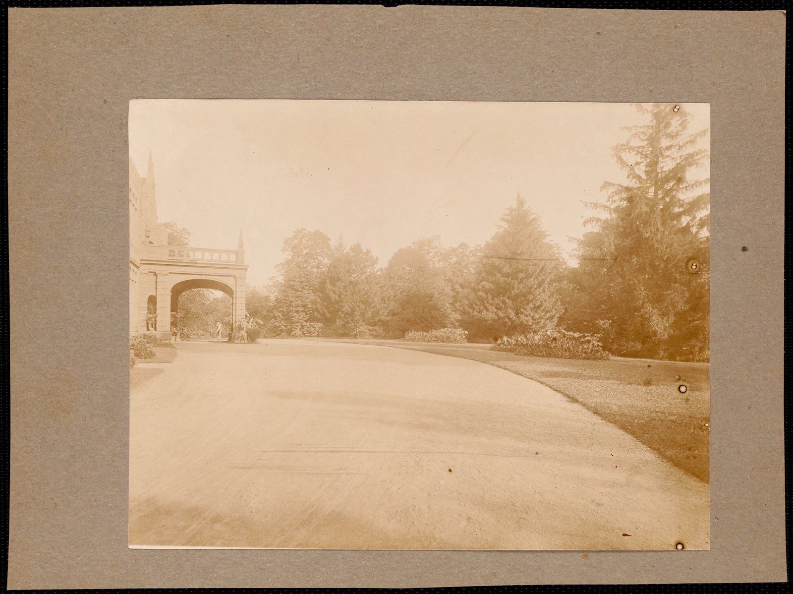 Ventfort Hall: front drive. about 1893.