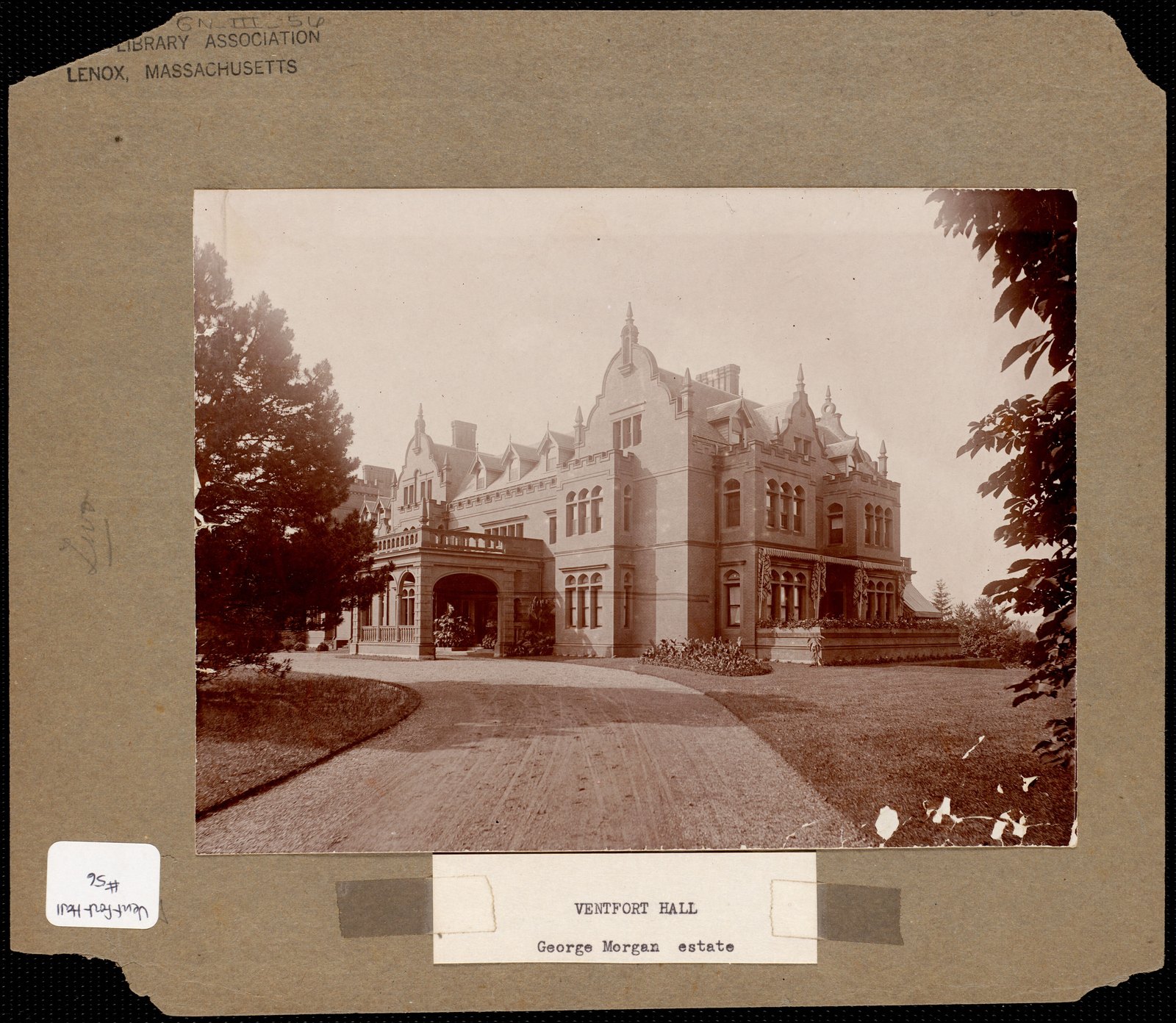 Ventfort Hall: drive and front entrance. about 1893–1900.