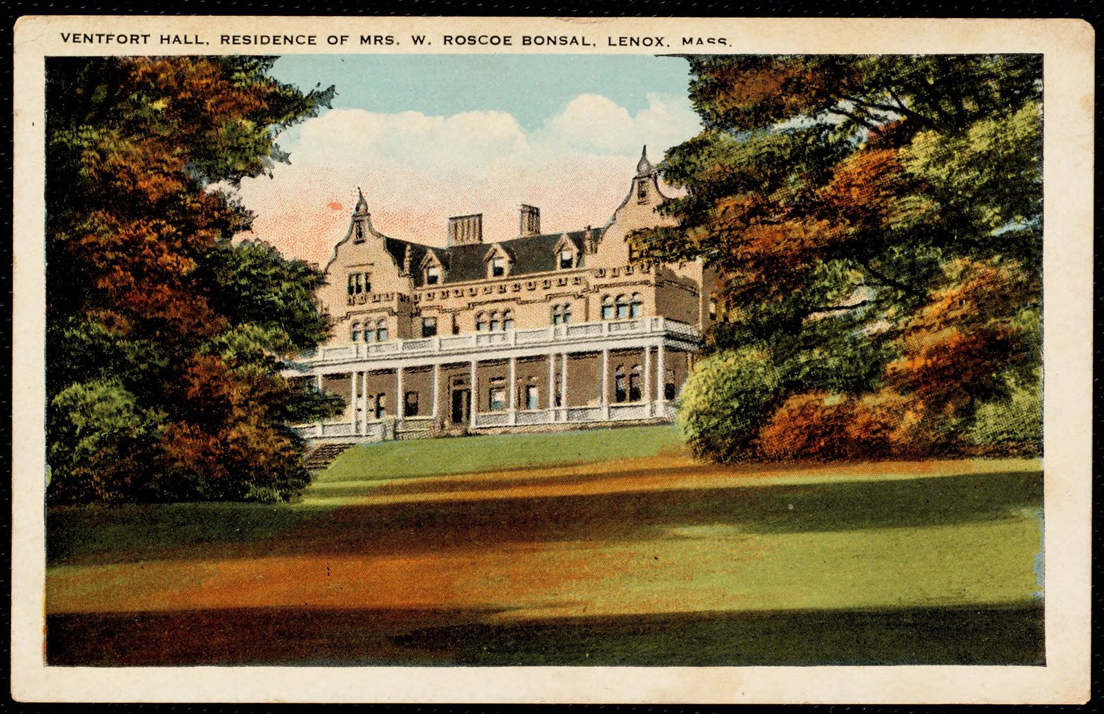 Ventfort Hall: Bonsal residence. about 1925–1945.