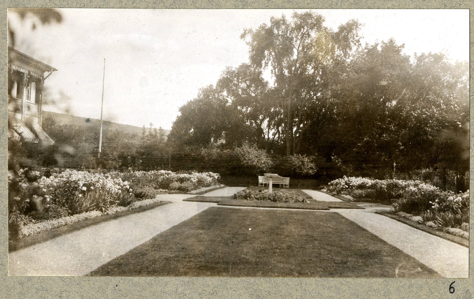 The grass panel and the central feature from the far end. Print 6.