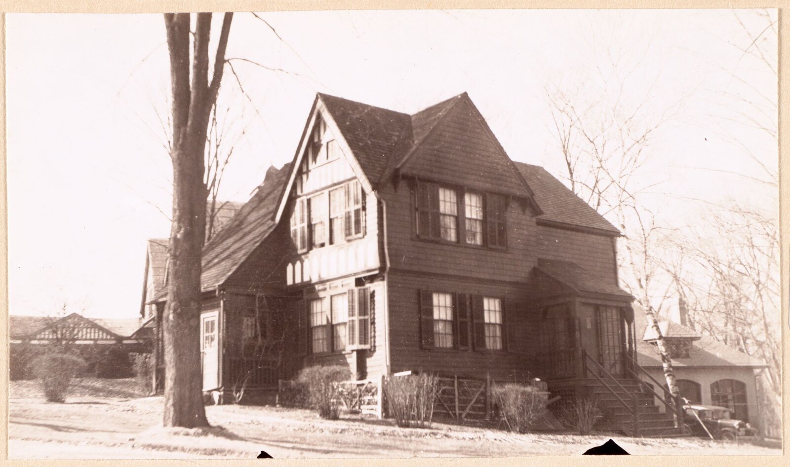 “Brookhurst: superintendent’s house,” about February 1938. Handwritten on the front of the mount: “Item G-4, superintendents house.”