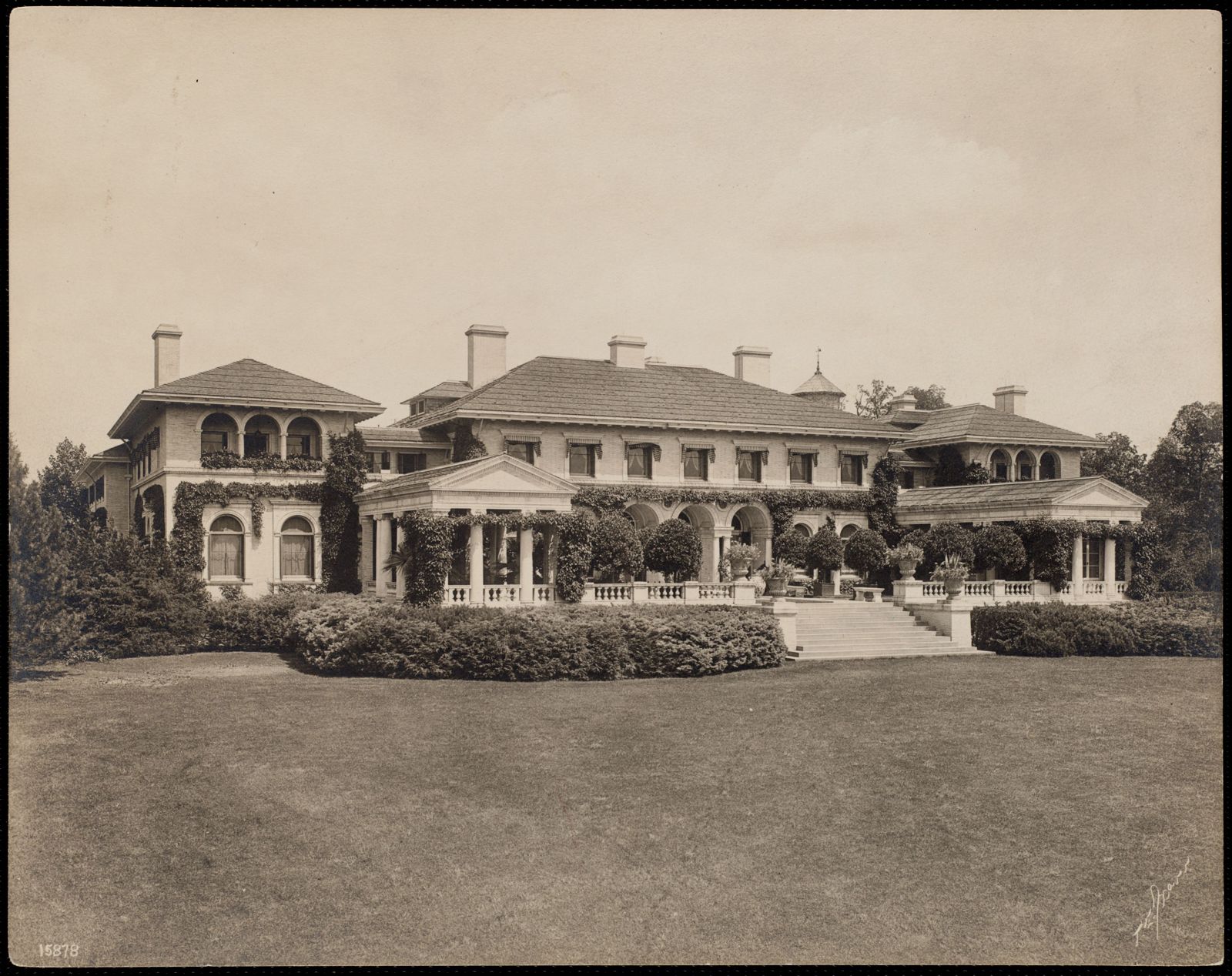 The house from the back.