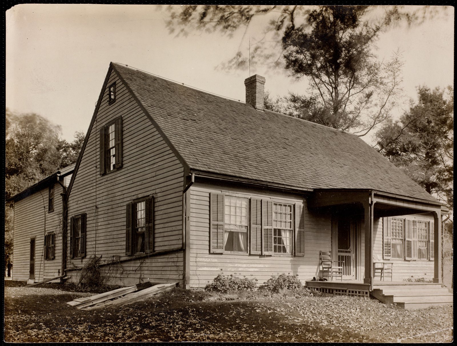 Beecher Cottage: south side. about 1869–1894.